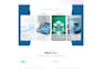 develop a custom modern landing page for startups and brands